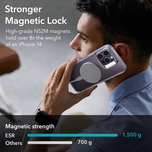 ESR Classic Kickstand Case with HaloLock - Picture 3 of 11